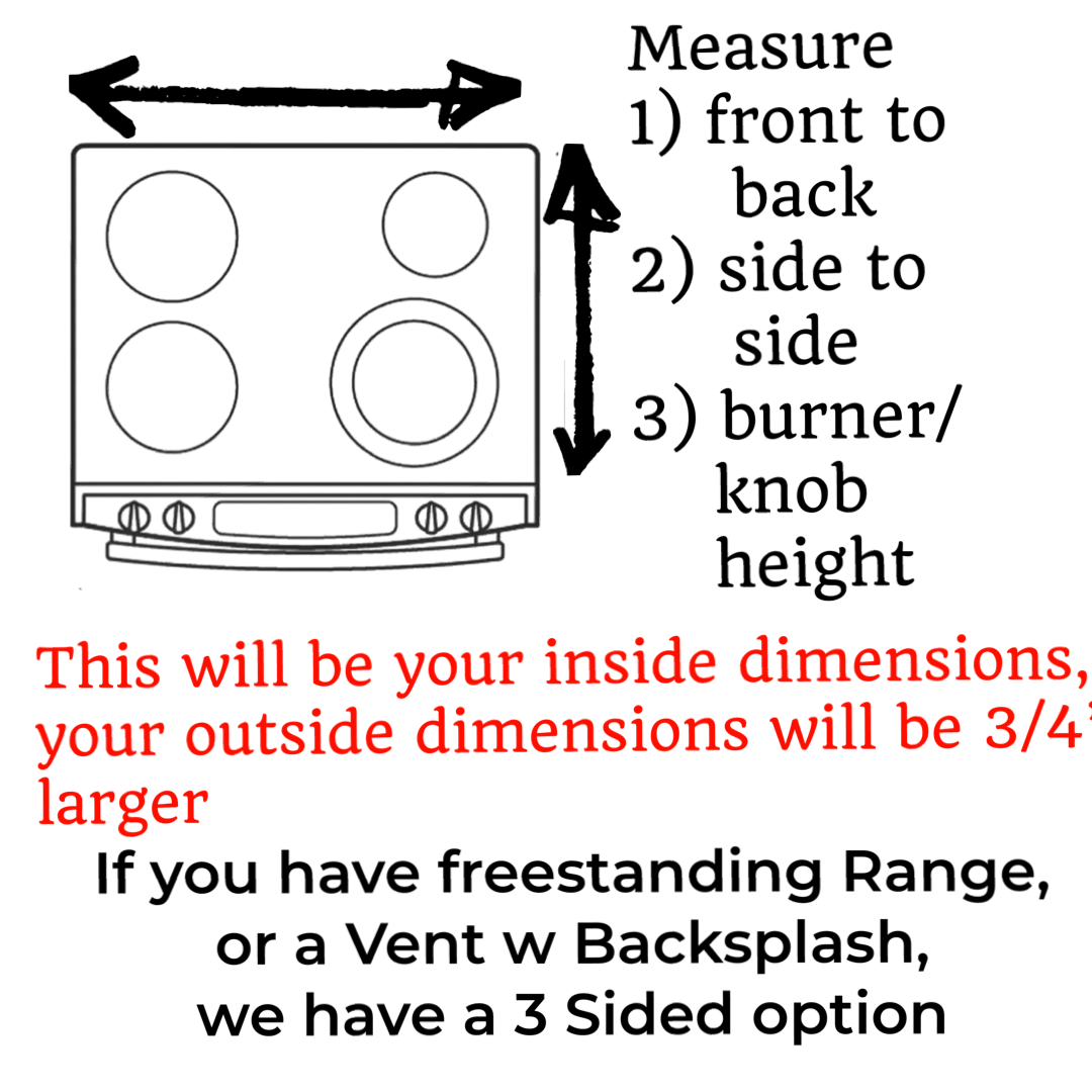 Stove Dimensions: How to Measure a Stove