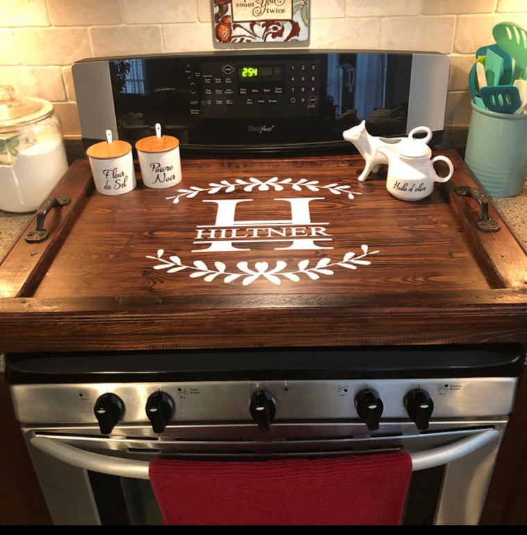 Stove Cover Farmhouse Noodle Board. Personalized Stove top Cover, Noodle  Board, Wooden Stovetop Covers for Electric stoves